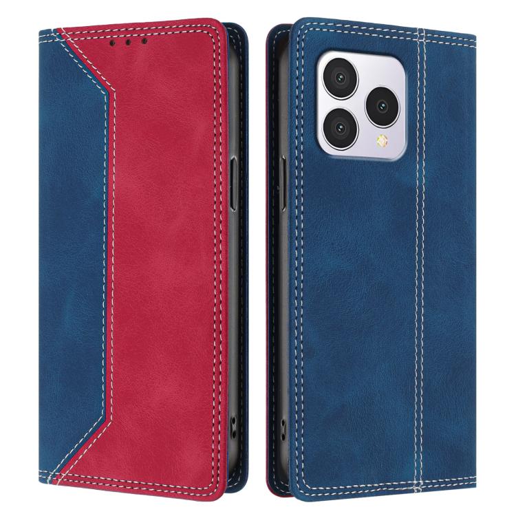For Cubot A40 Skin Feel Two-tone RFID Blocking Vegan Leather Phone Case
