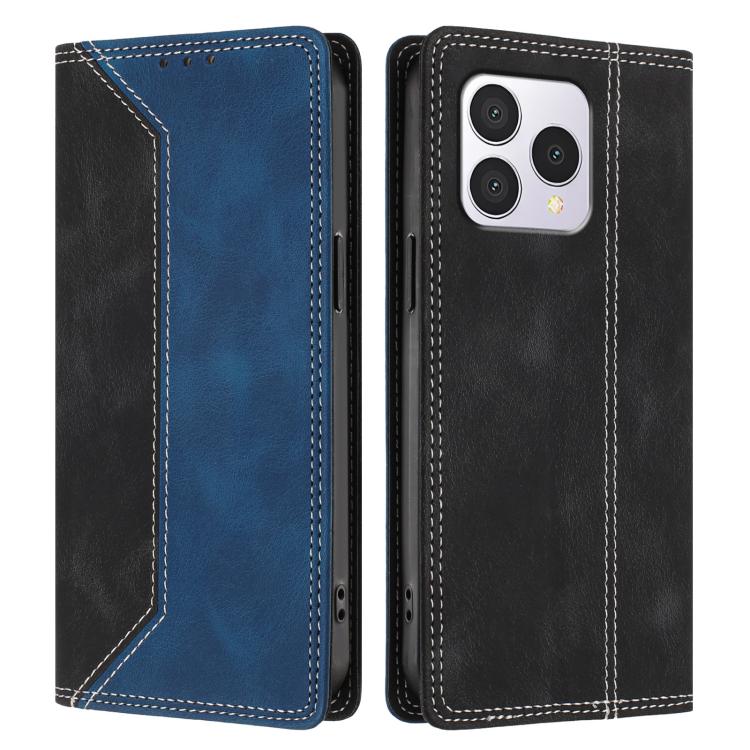 For Cubot A40 Skin Feel Two-tone RFID Blocking Vegan Leather Phone Case