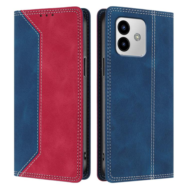 For Cubot Note 40 Skin Feel Two-tone RFID Blocking Vegan Leather Phone Case