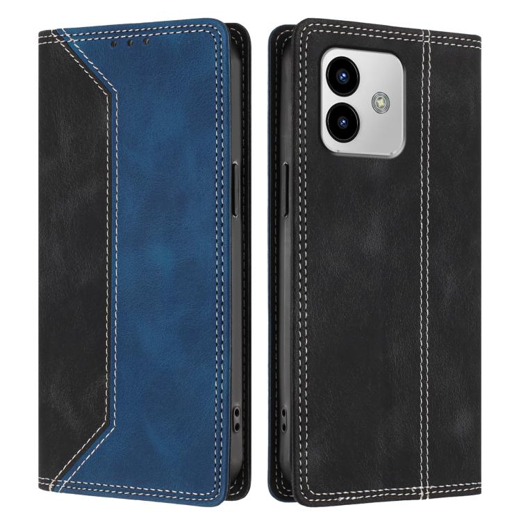 For Cubot Note 40 Skin Feel Two-tone RFID Blocking Vegan Leather Phone Case