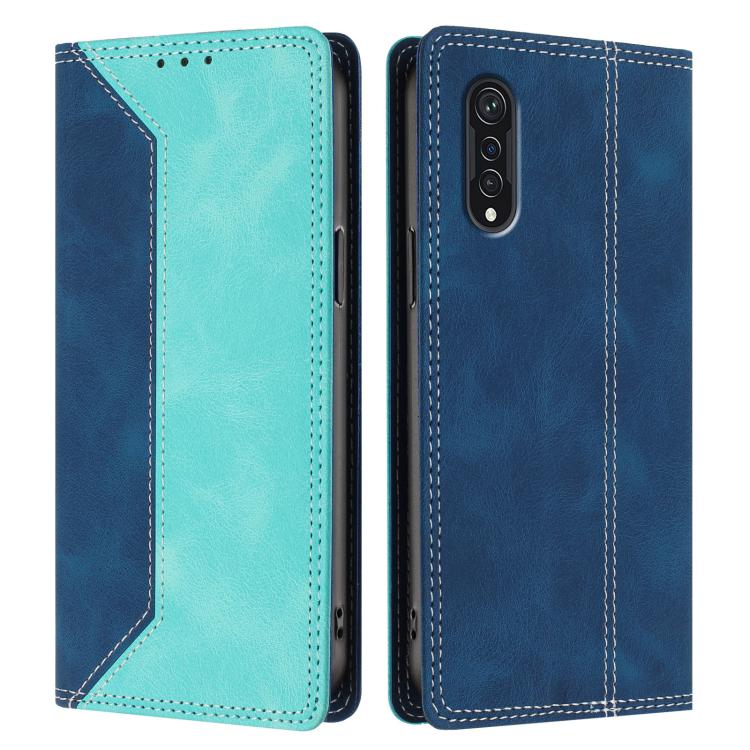 For Cubot X70 Skin Feel Two-tone RFID Blocking Vegan Leather Phone Case