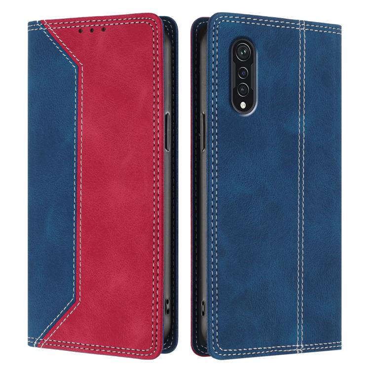 For Cubot X70 Skin Feel Two-tone RFID Blocking Vegan Leather Phone Case