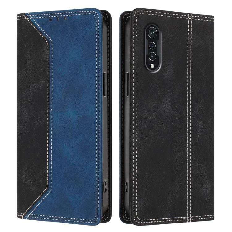 For Cubot X70 Skin Feel Two-tone RFID Blocking Vegan Leather Phone Case