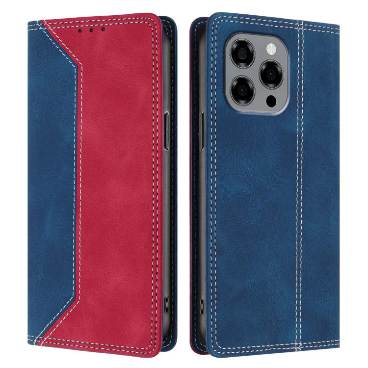For Doogee Note 58 / 58 Pro Skin Feel Two-tone RFID Blocking Vegan Leather Phone Case