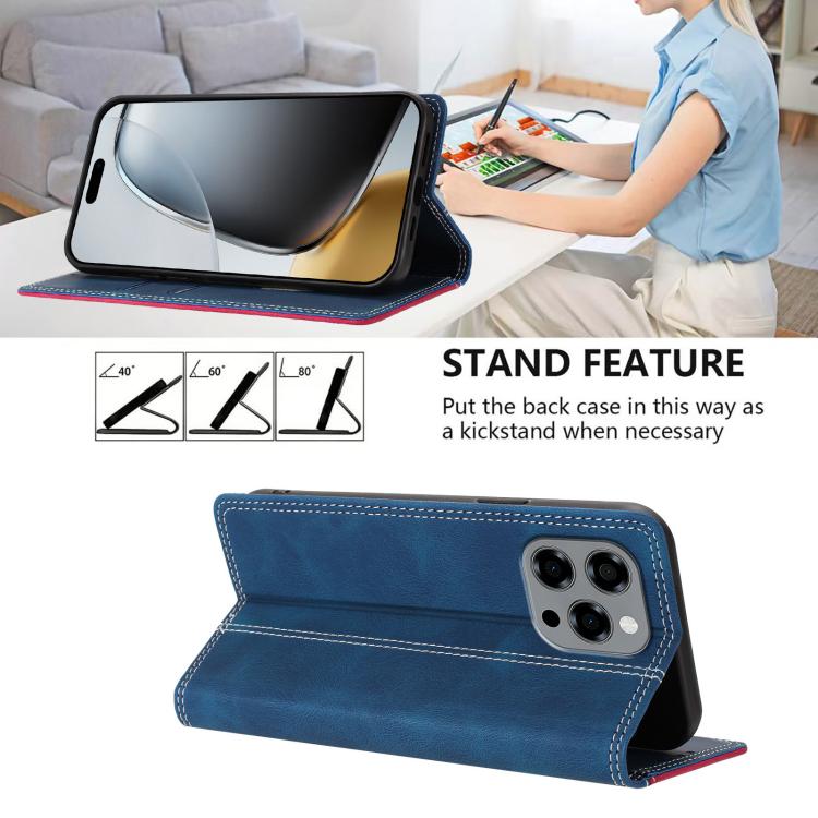 For Doogee Note 58 / 58 Pro Skin Feel Two-tone RFID Blocking Vegan Leather Phone Case