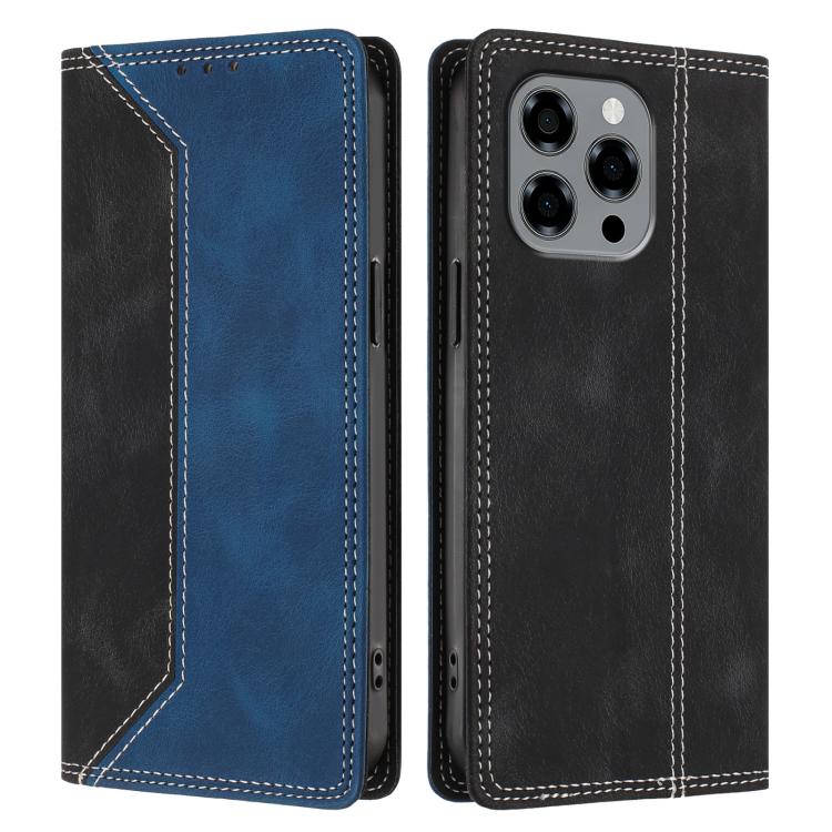 For Doogee Note 58 / 58 Pro Skin Feel Two-tone RFID Blocking Vegan Leather Phone Case