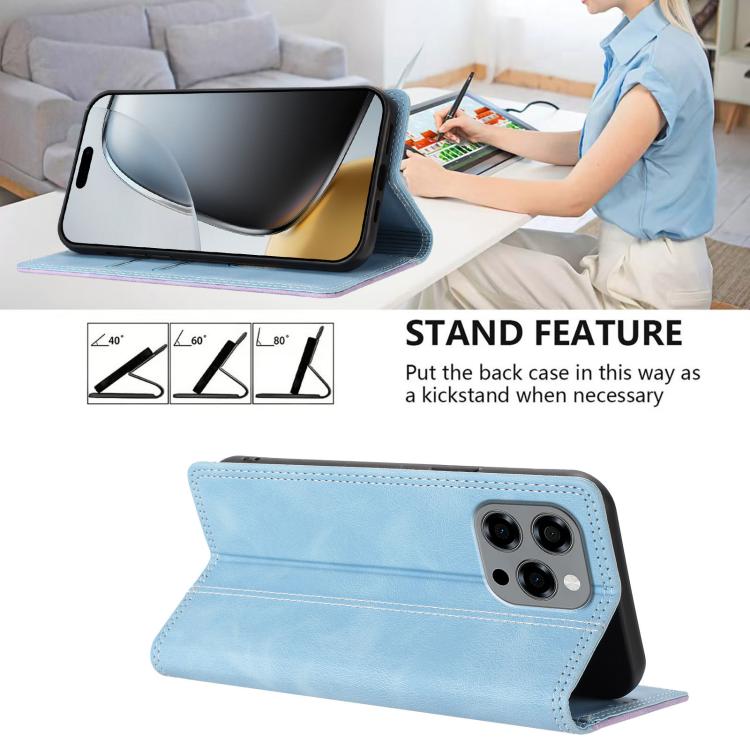For Doogee Note 58 / 58 Pro Skin Feel Two-tone RFID Blocking Vegan Leather Phone Case