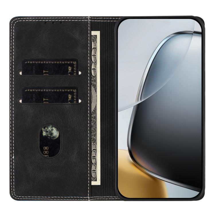 For Doogee Note 59 / 59 Pro Skin Feel Two-tone RFID Blocking Vegan Leather Phone Case