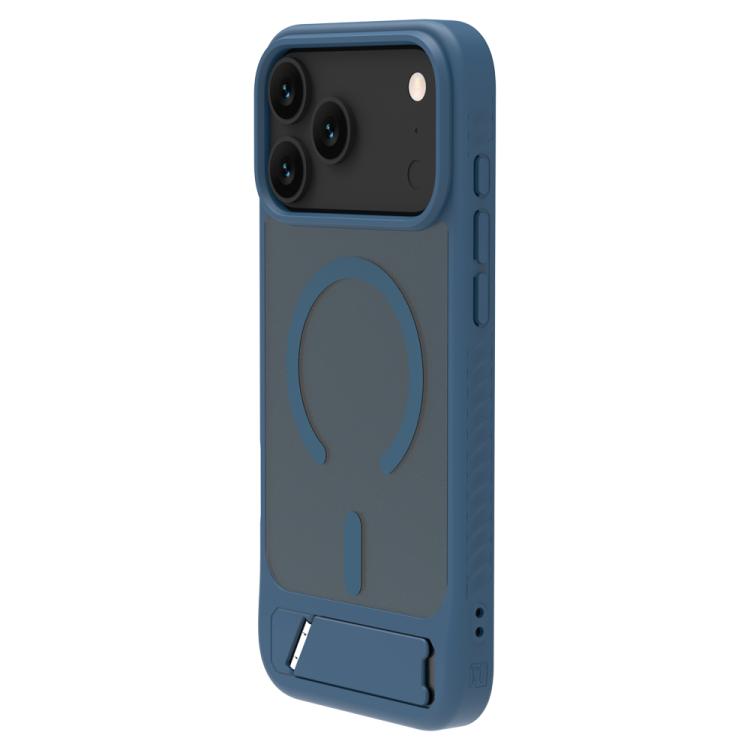 For iPhone 17 Pro Max LeReach Le-Chic Series Hidden Kickstand C-Shaped Magnetic Phone Case