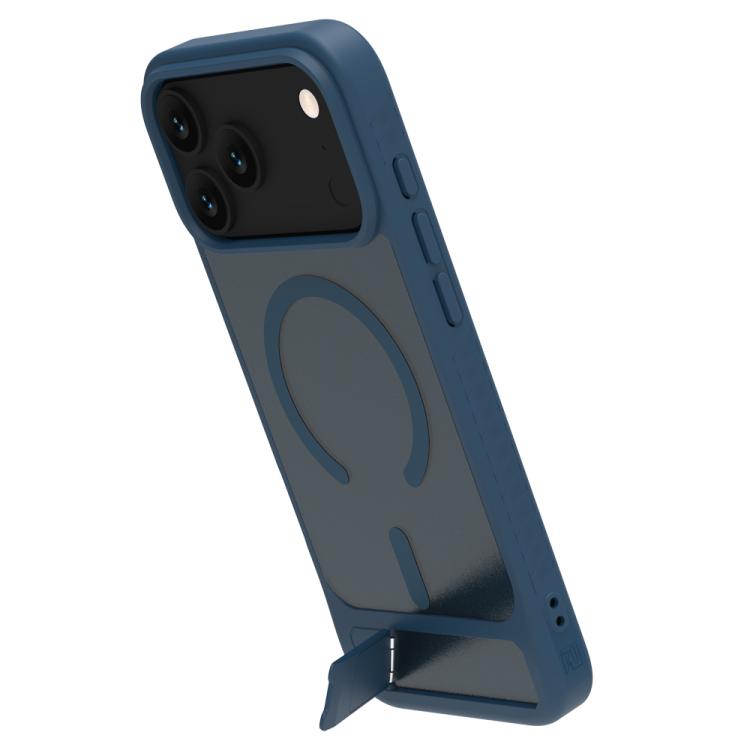 For iPhone 17 Pro Max LeReach Le-Chic Series Hidden Kickstand C-Shaped Magnetic Phone Case