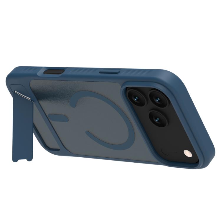 For iPhone 17 Pro Max LeReach Le-Chic Series Hidden Kickstand C-Shaped Magnetic Phone Case