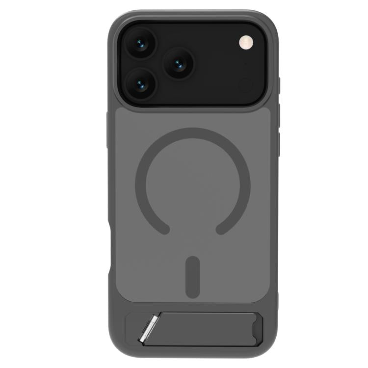 For iPhone 17 Pro Max LeReach Le-Chic Series Hidden Kickstand C-Shaped Magnetic Phone Case