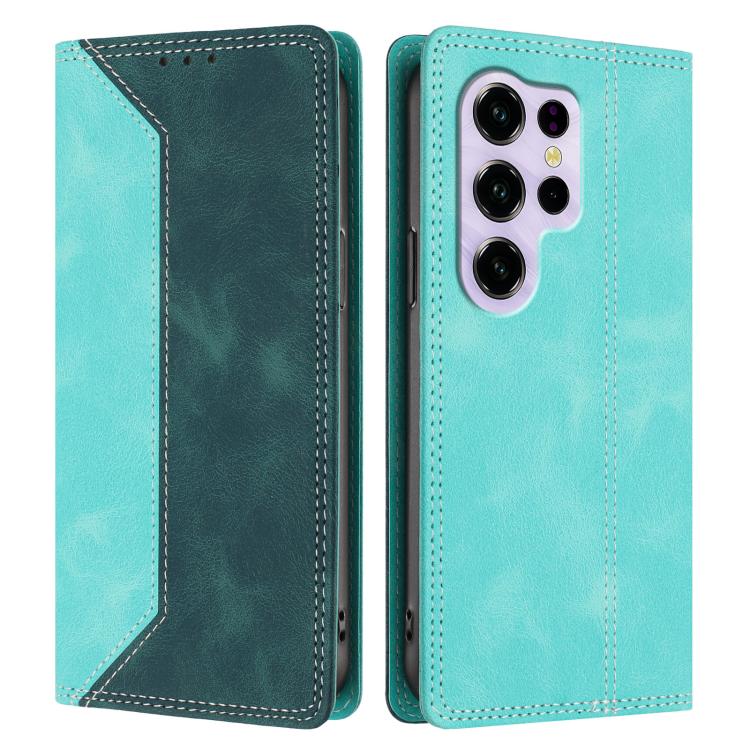 For Oukitel C2 4G 2025 Skin Feel Two-tone RFID Blocking Vegan Leather Phone Case