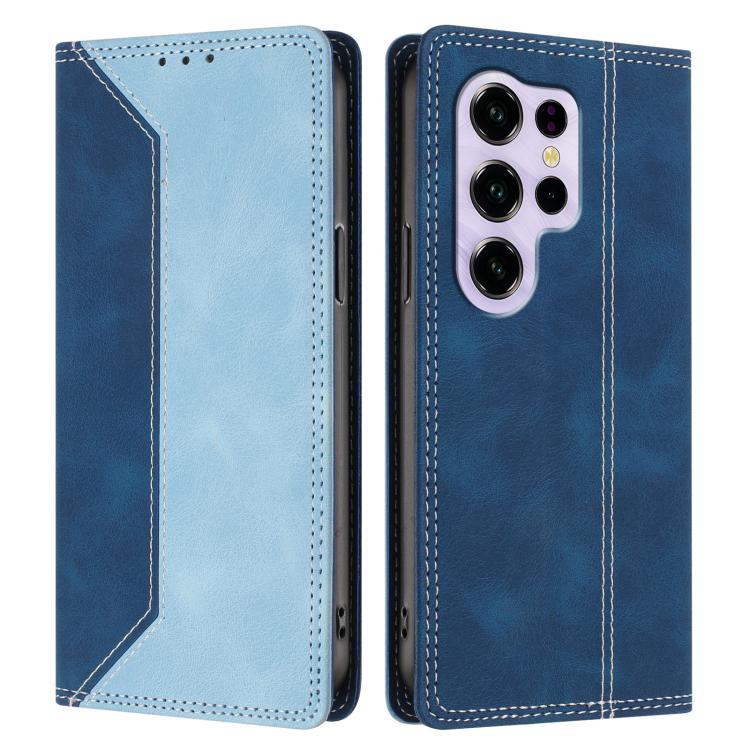For Oukitel C2 4G 2025 Skin Feel Two-tone RFID Blocking Vegan Leather Phone Case