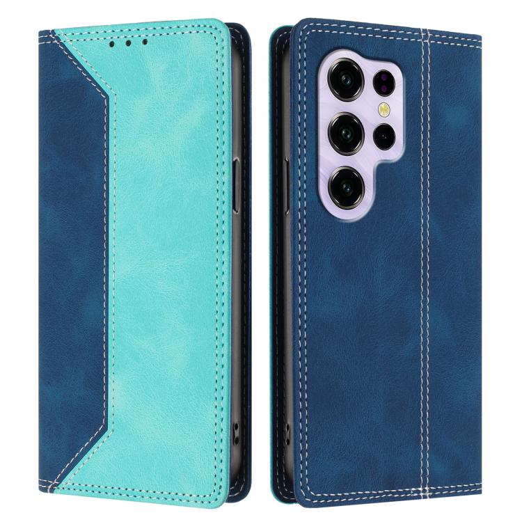 For Oukitel C2 4G 2025 Skin Feel Two-tone RFID Blocking Vegan Leather Phone Case