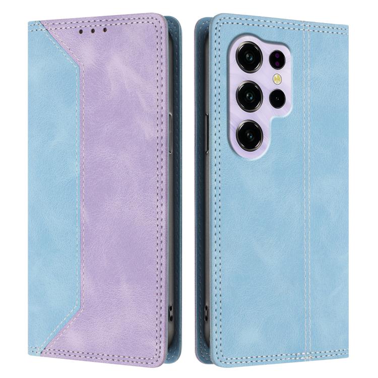 For Oukitel C2 4G 2025 Skin Feel Two-tone RFID Blocking Vegan Leather Phone Case