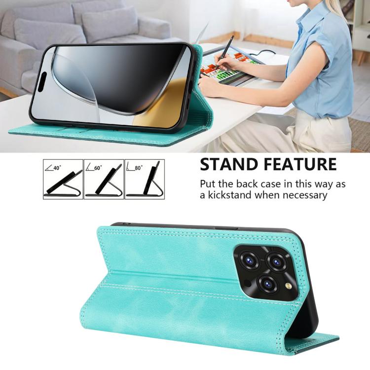 For Oukitel C3 4G 2025 Skin Feel Two-tone RFID Blocking Vegan Leather Phone Case