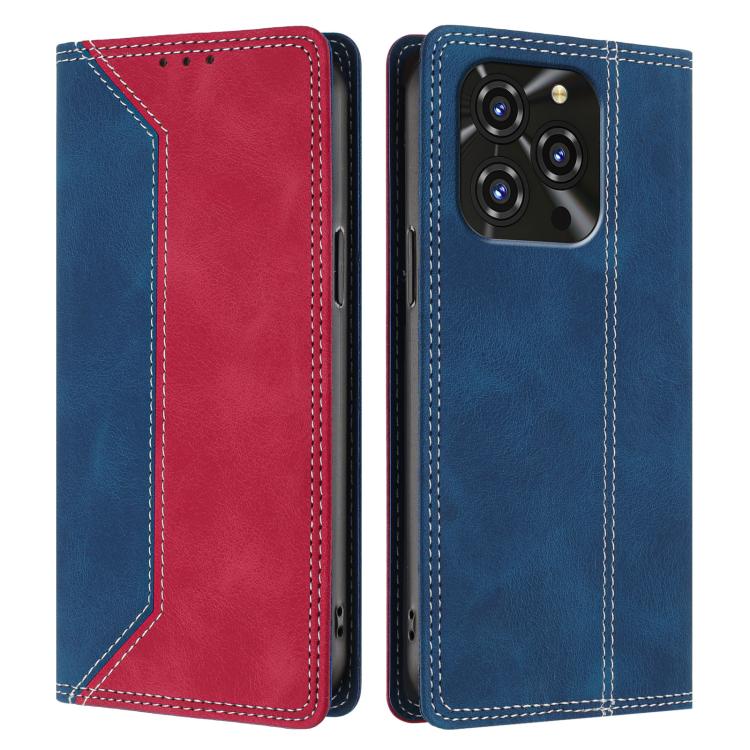 For Oukitel C3 4G 2025 Skin Feel Two-tone RFID Blocking Vegan Leather Phone Case