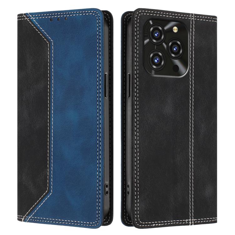 For Oukitel C3 4G 2025 Skin Feel Two-tone RFID Blocking Vegan Leather Phone Case