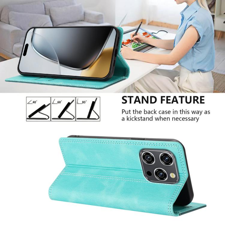 For Oukitel WP52 5G Skin Feel Two-tone RFID Blocking Vegan Leather Phone Case