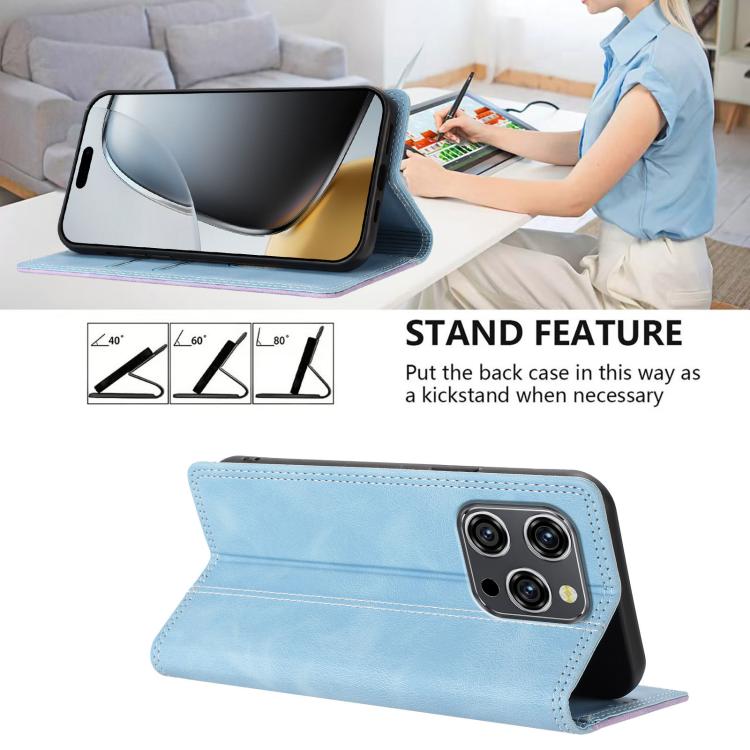 For Oukitel WP52 5G Skin Feel Two-tone RFID Blocking Vegan Leather Phone Case