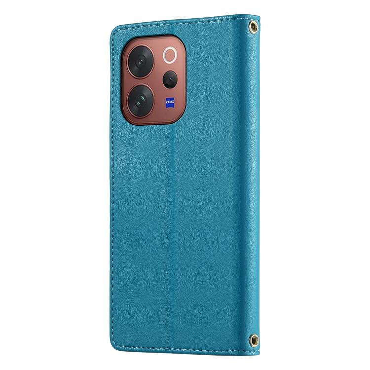 For vivo V70 5G / vivo S50 5G Cute Cats Magnetic Closure Vegan Leather Phone Case with Strap