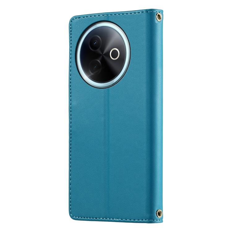 For vivo Y39 5G Cute Cats Magnetic Closure Vegan Leather Phone Case with Strap