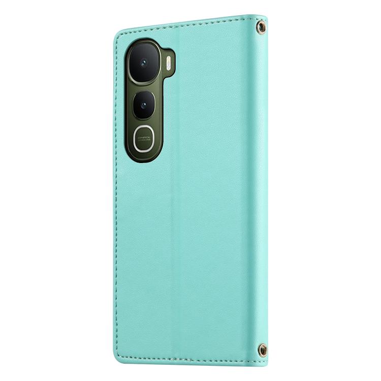 For vivo Y400 5G / 4G Cute Cats Magnetic Closure Vegan Leather Phone Case with Strap