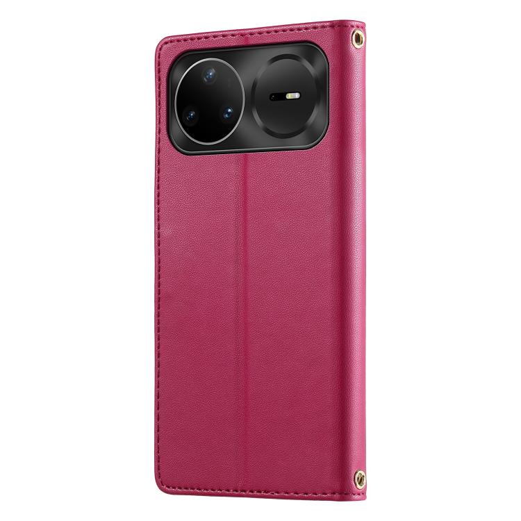 For Huawei nova 15 Pro / nova 15 Ultra Cute Cats Magnetic Closure Vegan Leather Phone Case with Strap