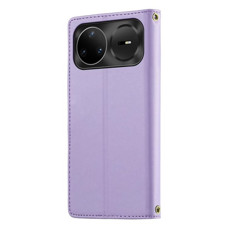 For Huawei nova 15 Pro / nova 15 Ultra Cute Cats Magnetic Closure Vegan Leather Phone Case with Strap
