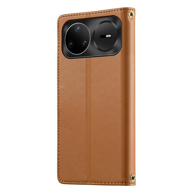 For Huawei nova 15 Pro / nova 15 Ultra Cute Cats Magnetic Closure Vegan Leather Phone Case with Strap