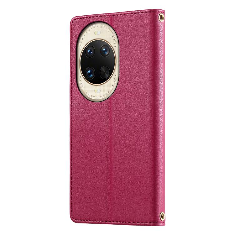 For Huawei nova 14 Ultra Cute Cats Magnetic Closure Vegan Leather Phone Case with Strap