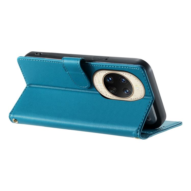 For Huawei nova 14 Ultra Cute Cats Magnetic Closure Vegan Leather Phone Case with Strap