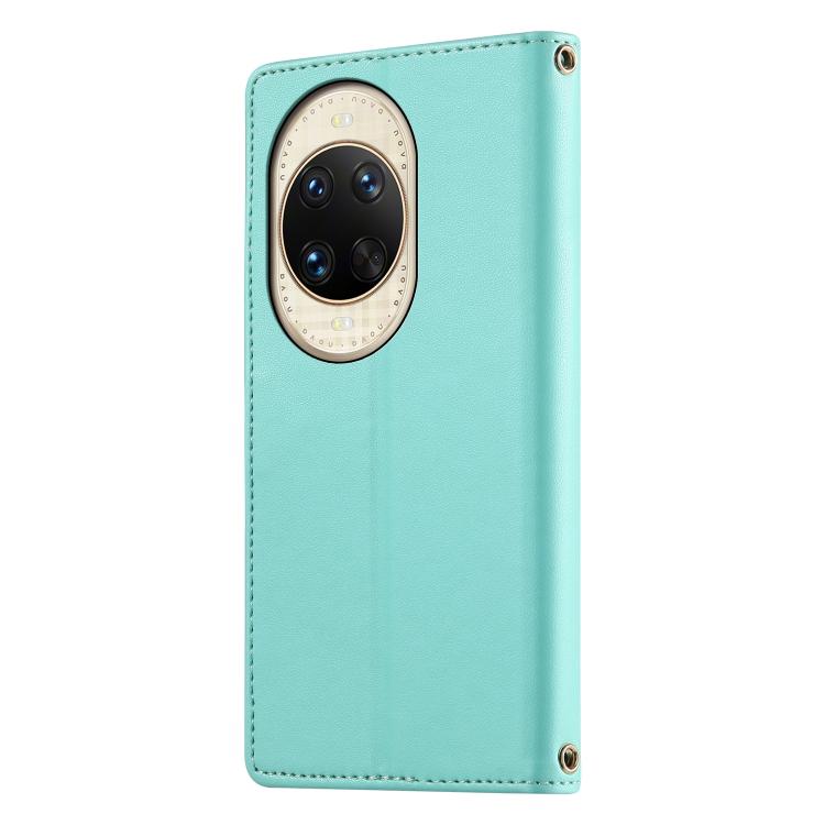 For Huawei nova 14 Ultra Cute Cats Magnetic Closure Vegan Leather Phone Case with Strap