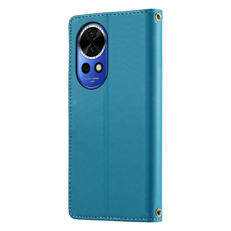 For Huawei nova 13 / nova 12 Cute Cats Magnetic Closure Vegan Leather Phone Case with Strap