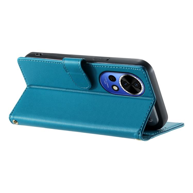 For Huawei nova 13 / nova 12 Cute Cats Magnetic Closure Vegan Leather Phone Case with Strap