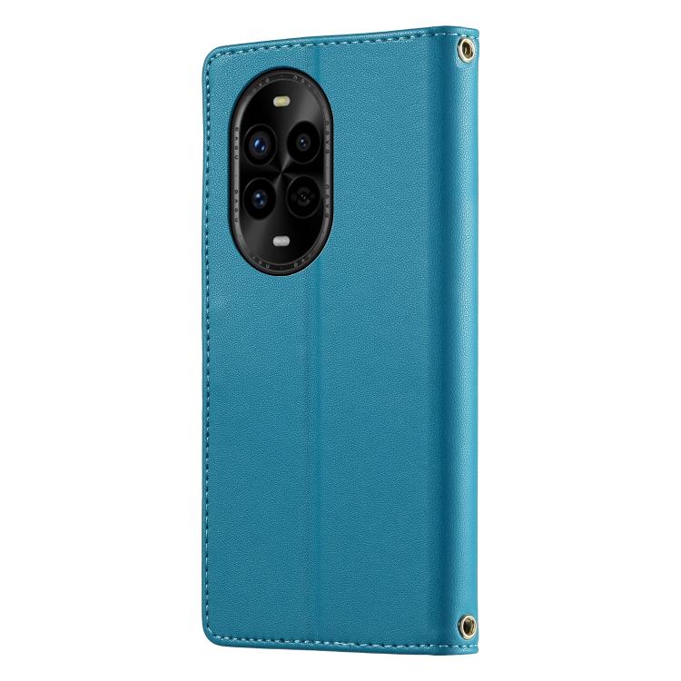 For Huawei nova 13 Pro Cute Cats Magnetic Closure Vegan Leather Phone Case with Strap