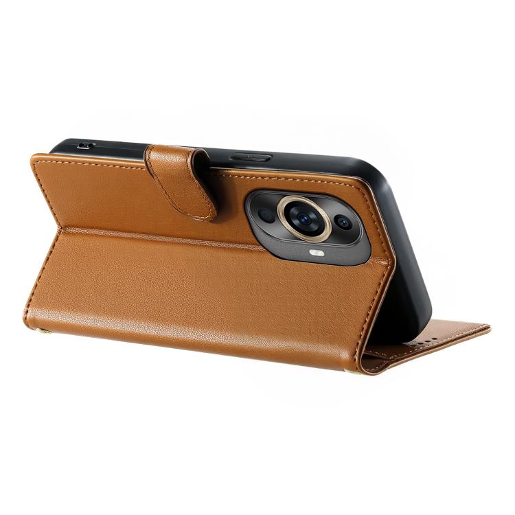 For Huawei nova 11 / nova 12 Lite / nova 12s Cute Cats Magnetic Closure Vegan Leather Phone Case with Strap