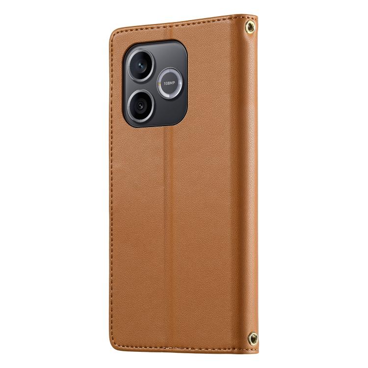 For Honor 600 Lite Global Cute Cats Magnetic Closure Vegan Leather Phone Case with Strap
