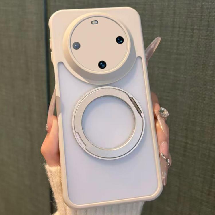 For Huawei Mate 60 Matte Skin-feel 360 Rotating Holder Shockproof Phone Case