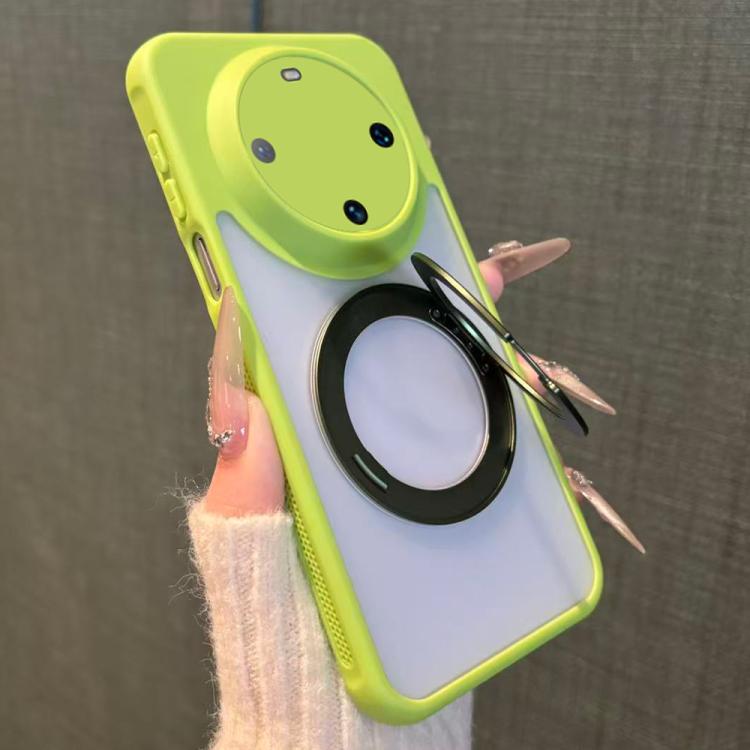 For Huawei Mate 60 Matte Skin-feel 360 Rotating Holder Shockproof Phone Case