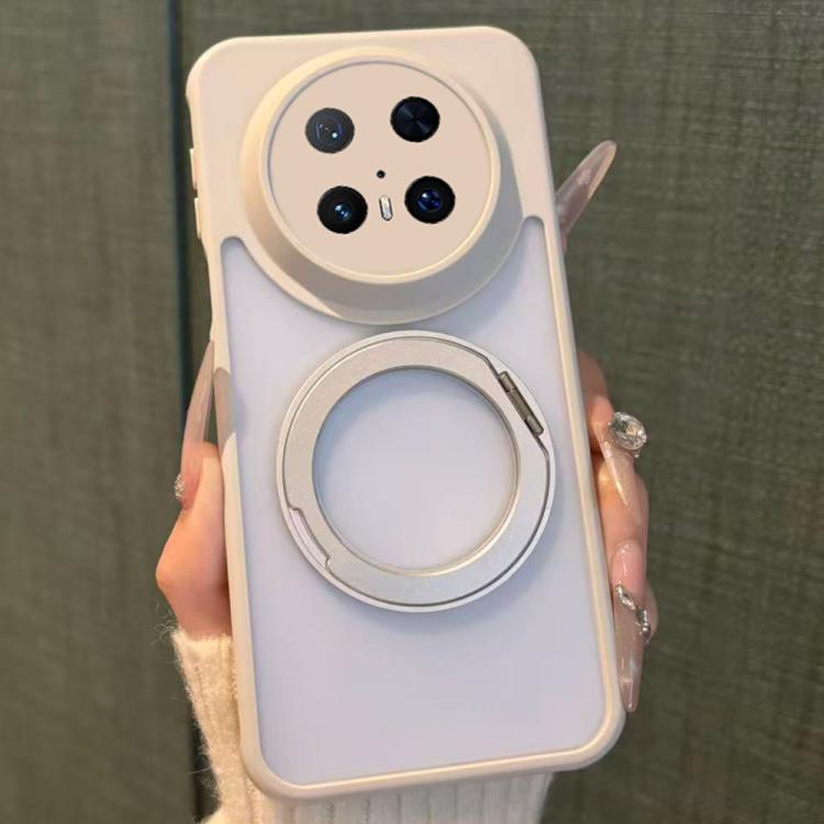 For Huawei Mate 70 Matte Skin-feel 360 Rotating Holder Shockproof Phone Case