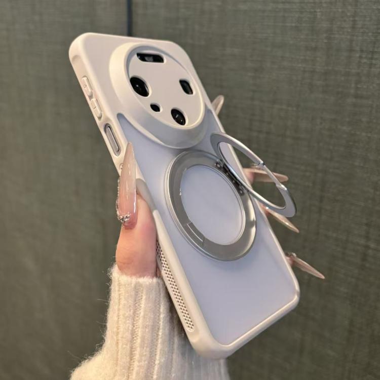 For Huawei Mate 80 Matte Skin-feel 360 Rotating Holder Shockproof Phone Case
