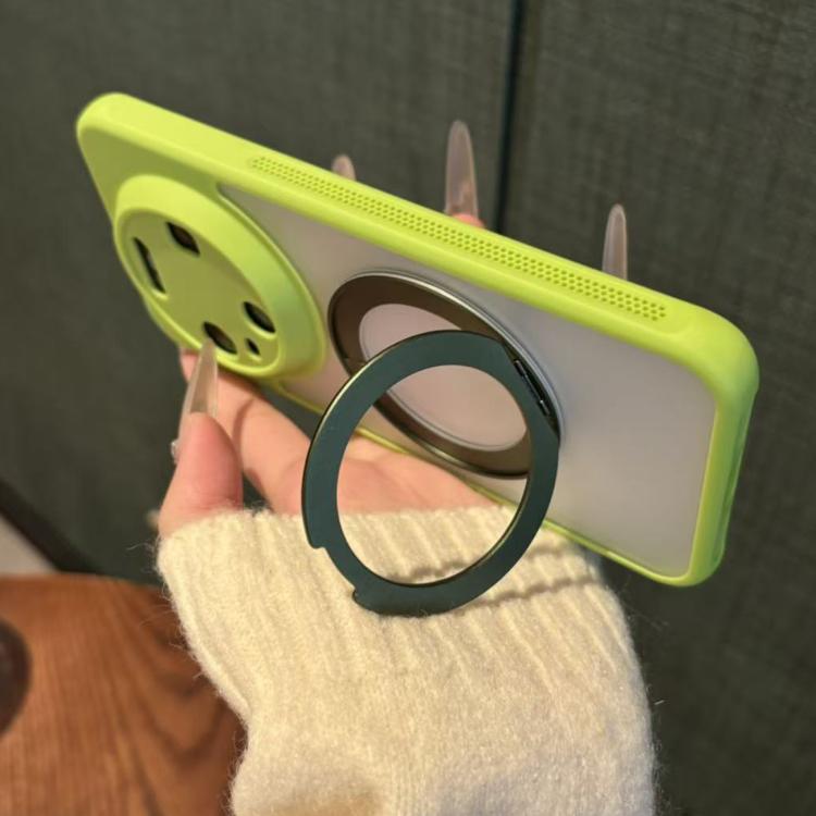 For Huawei Mate 80 Matte Skin-feel 360 Rotating Holder Shockproof Phone Case