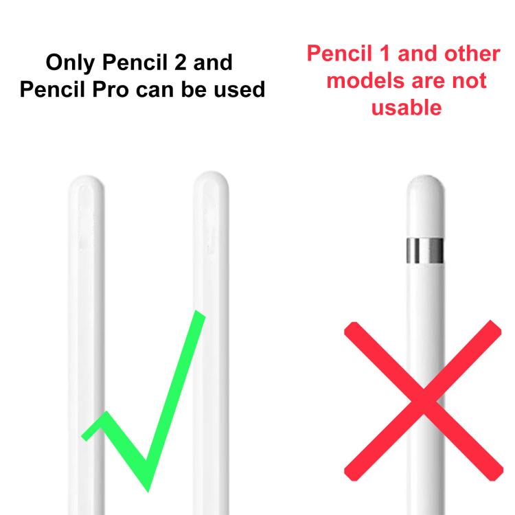 For Apple Pencil 2 / Pro Detachable Transparent Stylus Pen Case