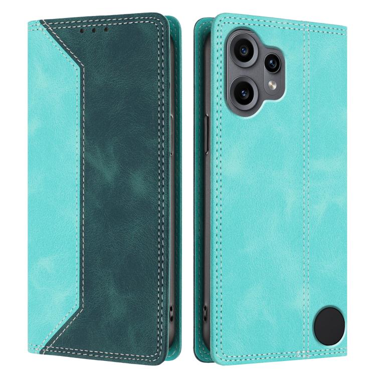 For Nothing CMF Phone 2 Pro Skin Feel Two-tone RFID Blocking Vegan Leather Phone Case