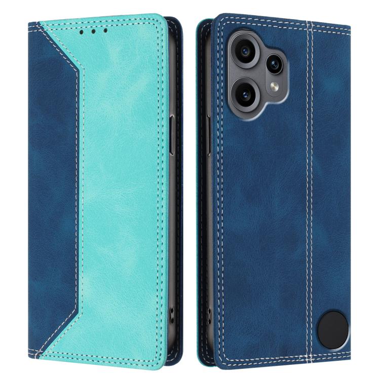 For Nothing CMF Phone 2 Pro Skin Feel Two-tone RFID Blocking Vegan Leather Phone Case