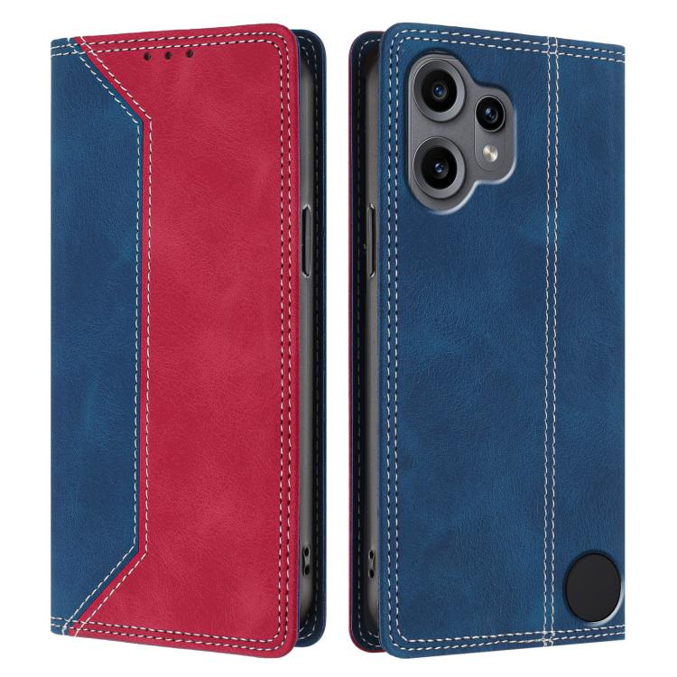 For Nothing CMF Phone 2 Pro Skin Feel Two-tone RFID Blocking Vegan Leather Phone Case