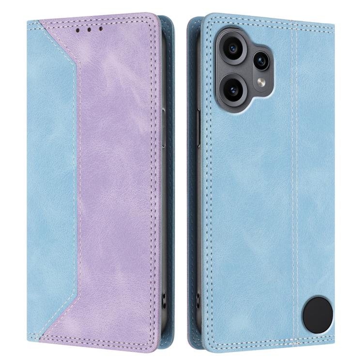 For Nothing CMF Phone 2 Pro Skin Feel Two-tone RFID Blocking Vegan Leather Phone Case