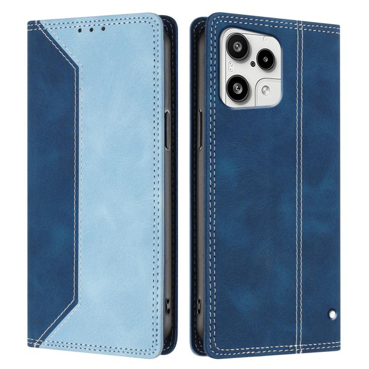 For Nothing Phone 3a Lite Skin Feel Two-tone RFID Blocking Vegan Leather Phone Case